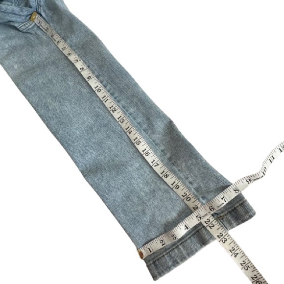 Wallflower Girl's 8 Light Blue Denim Embroidered Wide Leg Adjustable Waist Jean - Picture 13 of 15